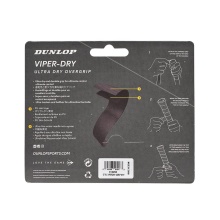 Dunlop Overgrip Viper Dry 0.6mm (ultra trocken und haltbar) weiss - 3 Stück